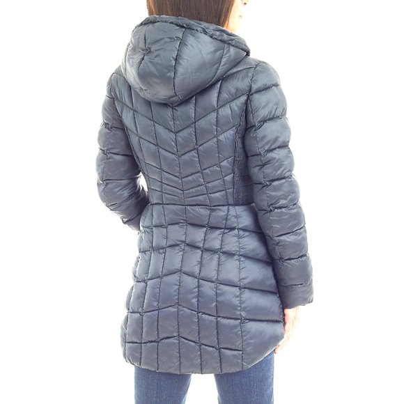 New With Tags Women's Bernardo Women's Quilted Jacket Coat Blue XS - Picture 4 of 12